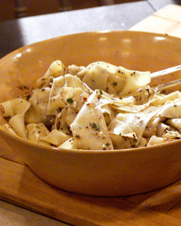 Pappardelle-Pasta-with-Olives-Thyme-and-Lemon