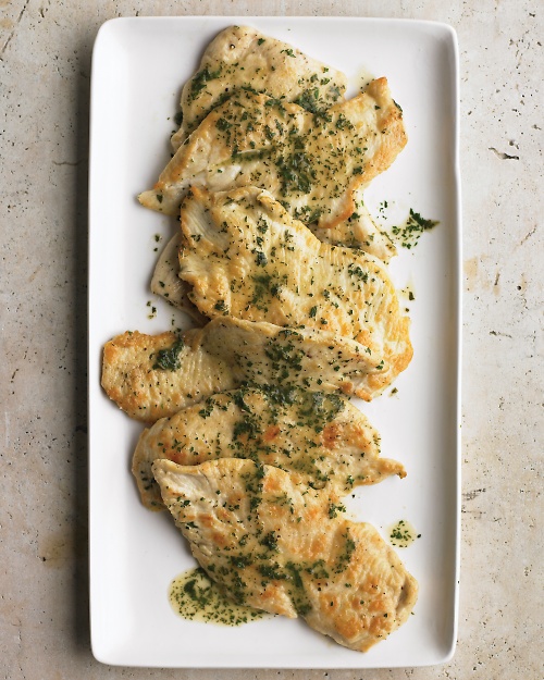 Chicken-Cutlets-with-Herb-Butter