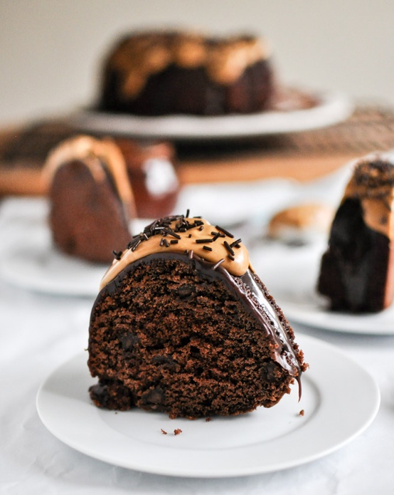 Chocolate-Fudge-Peanut-Butter-Cake