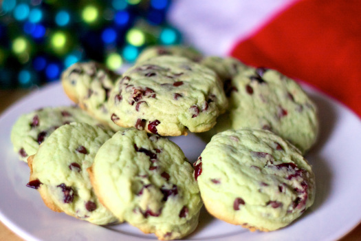 Pistachio-Cranberry-Christmas-Cookies