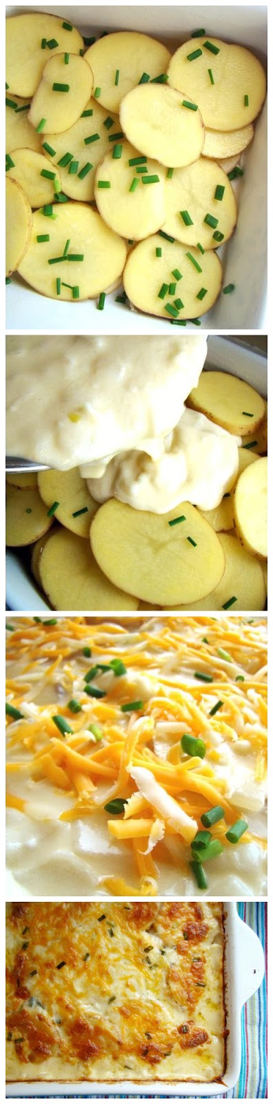 Cheesy scalloped potatoes Recipe