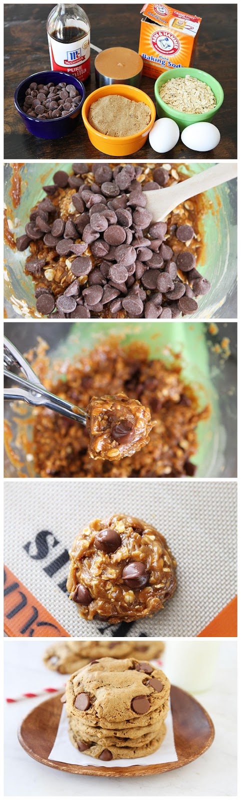 Flourless-Peanut-Butter-Oatmeal-Chocolate-Chip-Cookies
