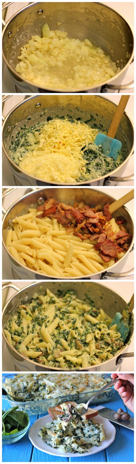 Spinach and Artichoke Dip Pasta Recipe