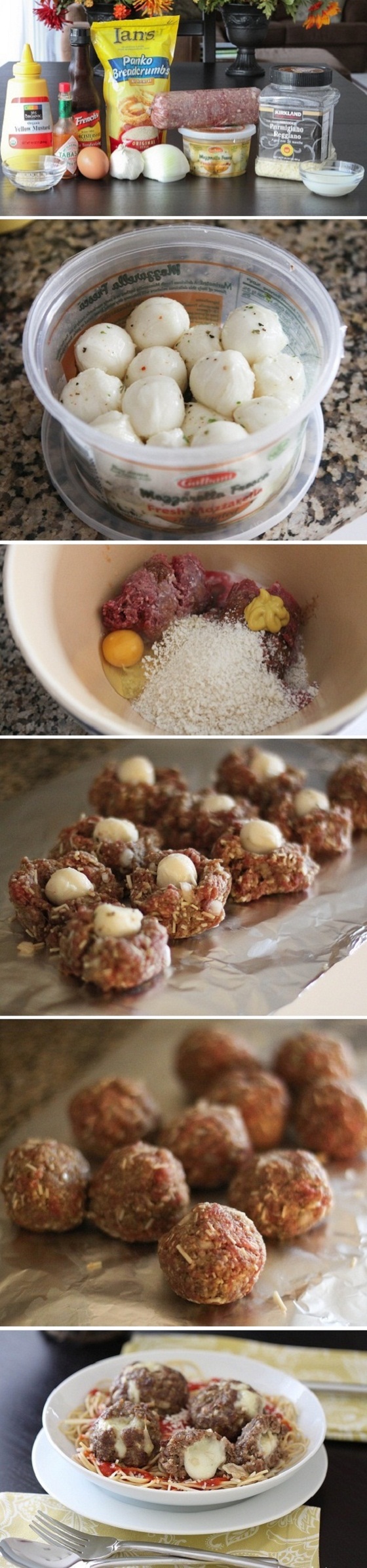 Mozzarella-Stuffed-Meatballs-Recipe
