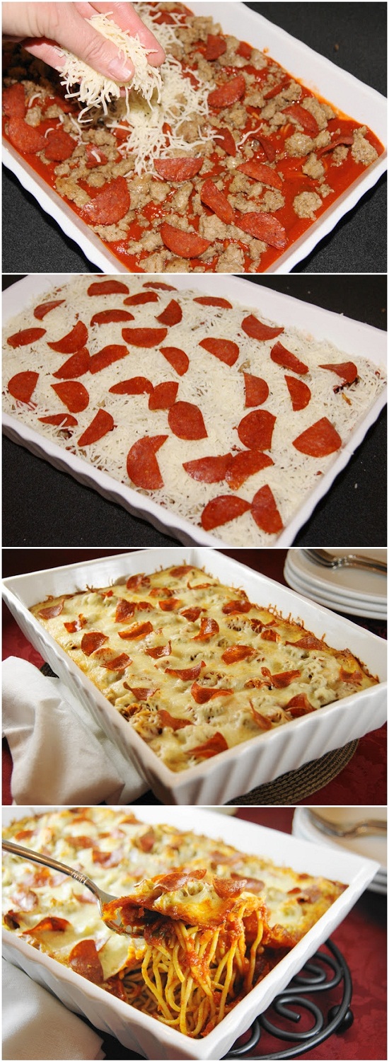 Pizza-Spaghetti-Bake-Recipe